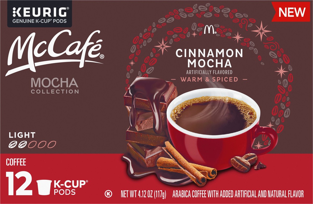 slide 9 of 13, McCafé Mocha Collection Cinnamon Mocha Keurig K-Cup Coffee Pods, 12 ct Box, 12 ct