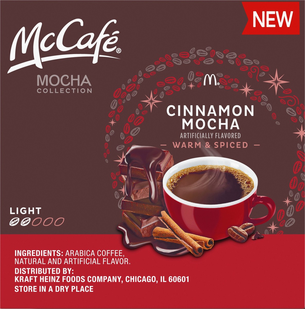 slide 2 of 13, McCafé Mocha Collection Cinnamon Mocha Keurig K-Cup Coffee Pods, 12 ct Box, 12 ct