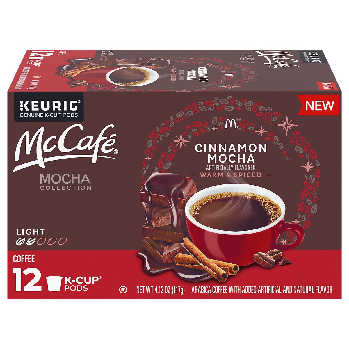 slide 8 of 13, McCafé Mocha Collection Cinnamon Mocha Keurig K-Cup Coffee Pods, 12 ct Box, 12 ct