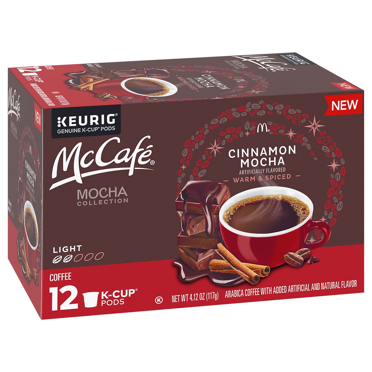 slide 11 of 13, McCafé Mocha Collection Cinnamon Mocha Keurig K-Cup Coffee Pods, 12 ct Box, 12 ct