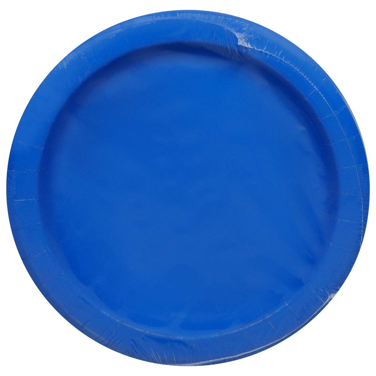 slide 1 of 4, Unique Royal Blue 9 Plates, 20 ct