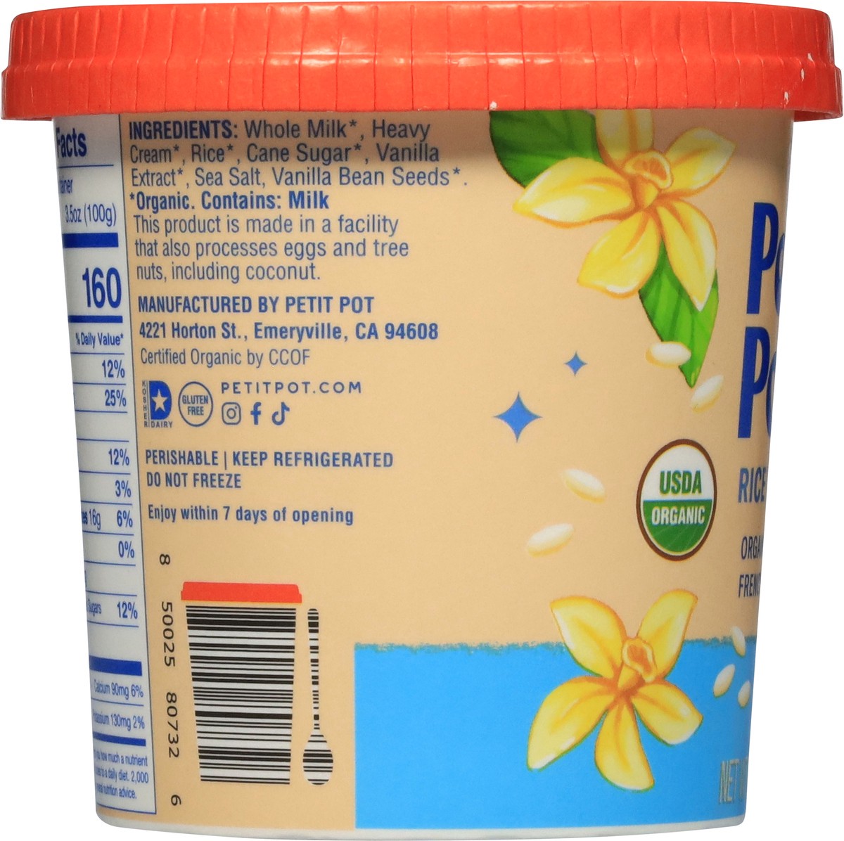 slide 6 of 14, Petit Pot Rice Pudding 14 oz, 