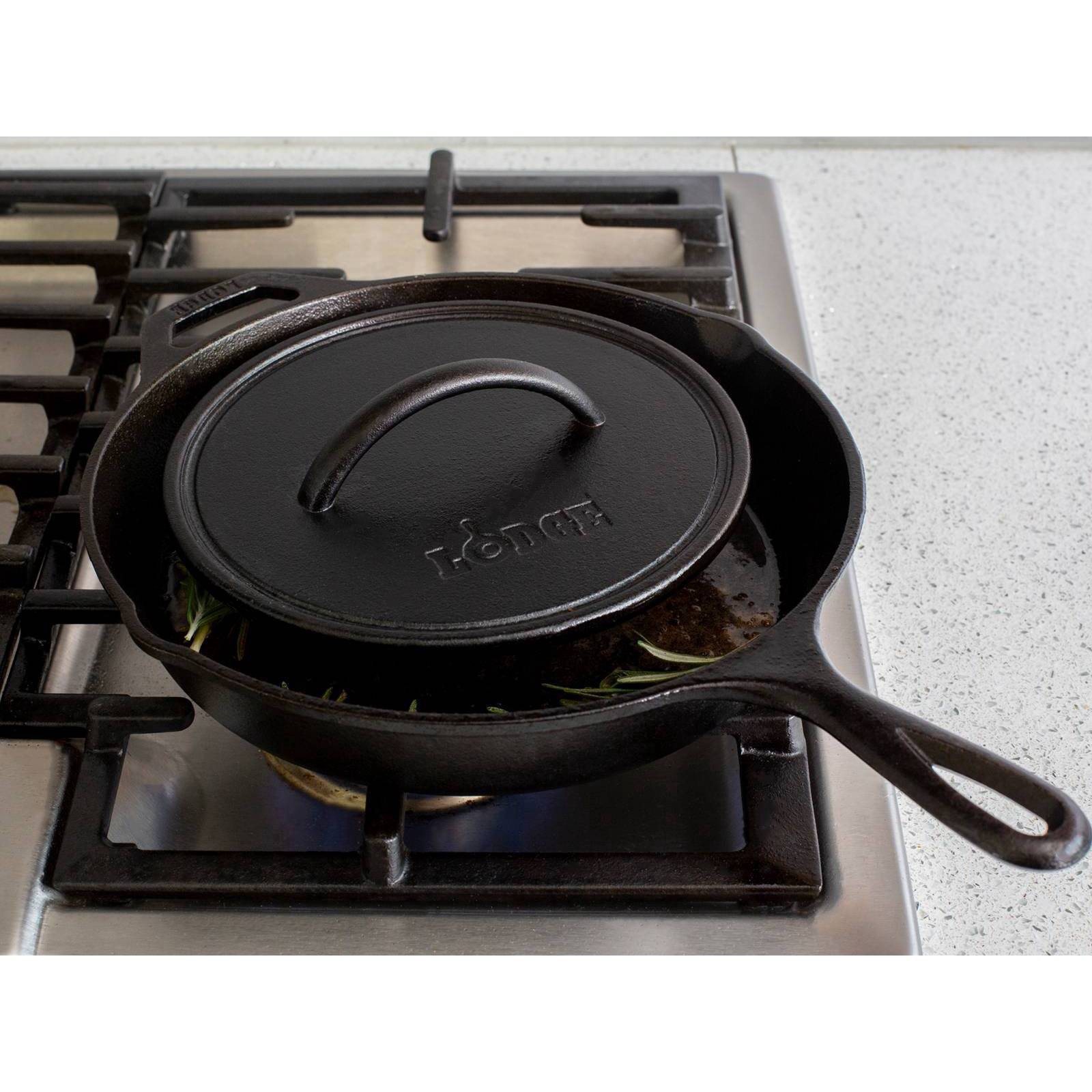 slide 3 of 5, Lodge Cast Iron Seasoned Grill Press 1 ea, 1 ct