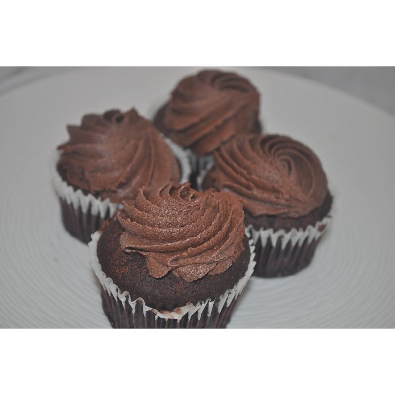 slide 6 of 7, Just Desserts Vegan Chocolate Cupcake - 4ct, 4 ct