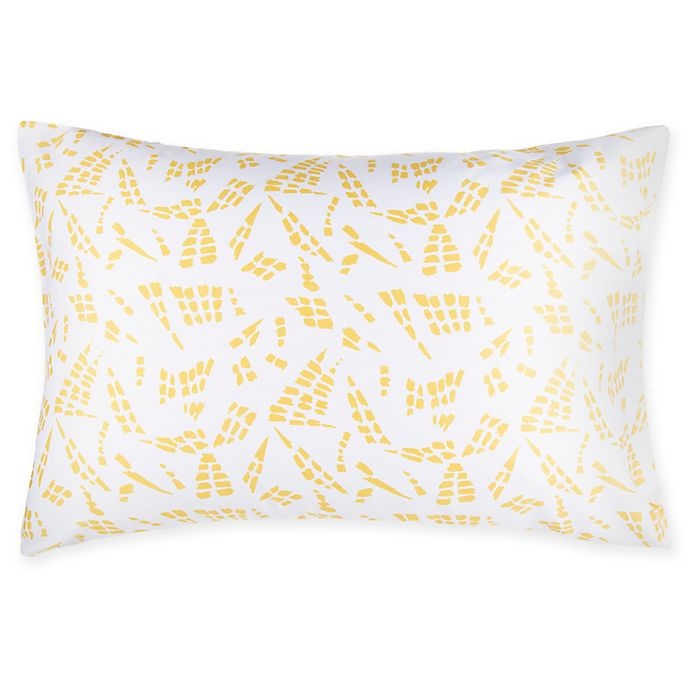 slide 2 of 2, Frette At Home Mimosa Standard Pillow Sham - Light Yellow, 1 ct