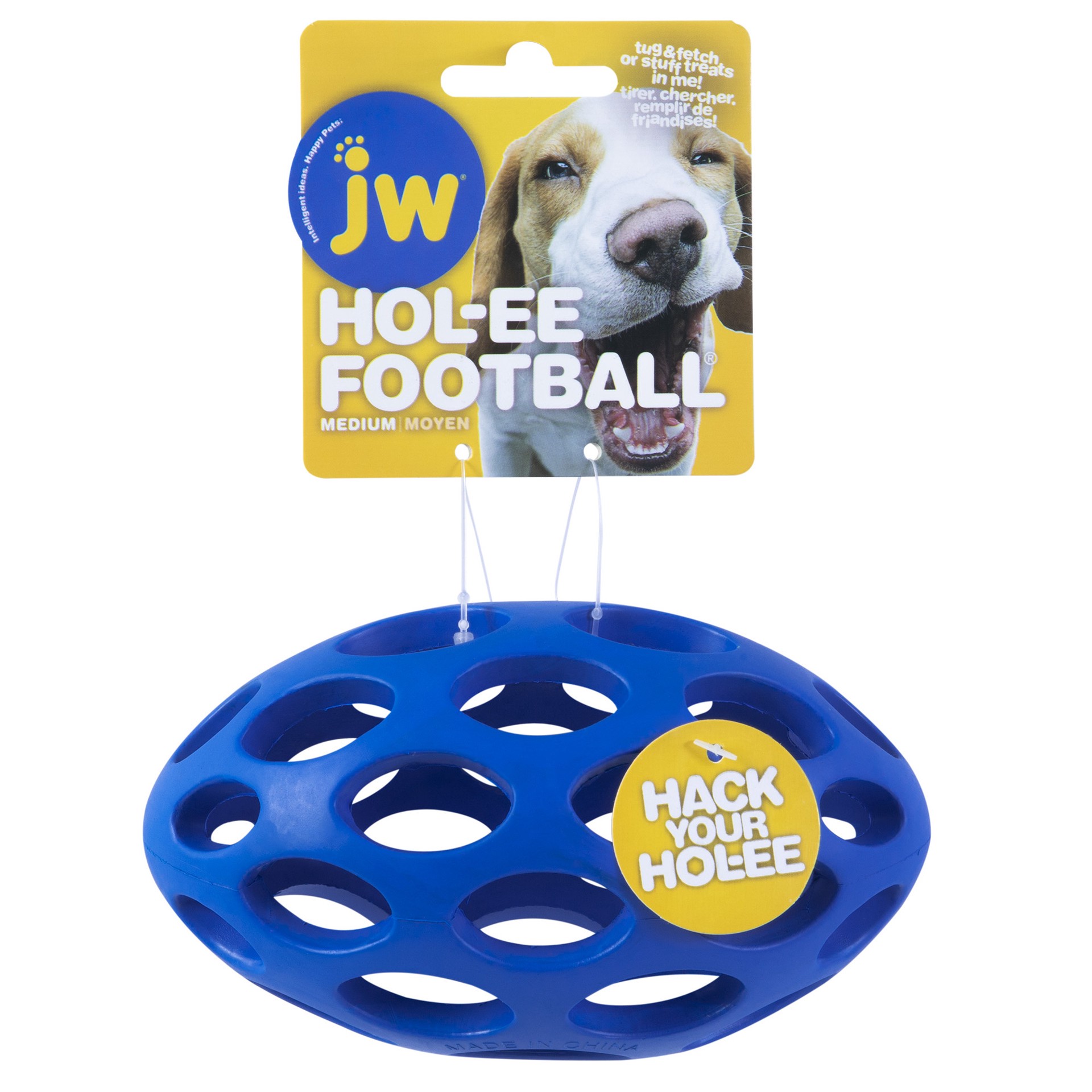 slide 2 of 10, JW Hol-ee Football Dog Toy, 1 ct