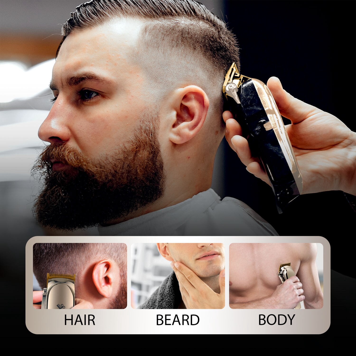 slide 6 of 6, CUTTING EDGE Barbasol Pro Hair Clipper Kit, 1 ct