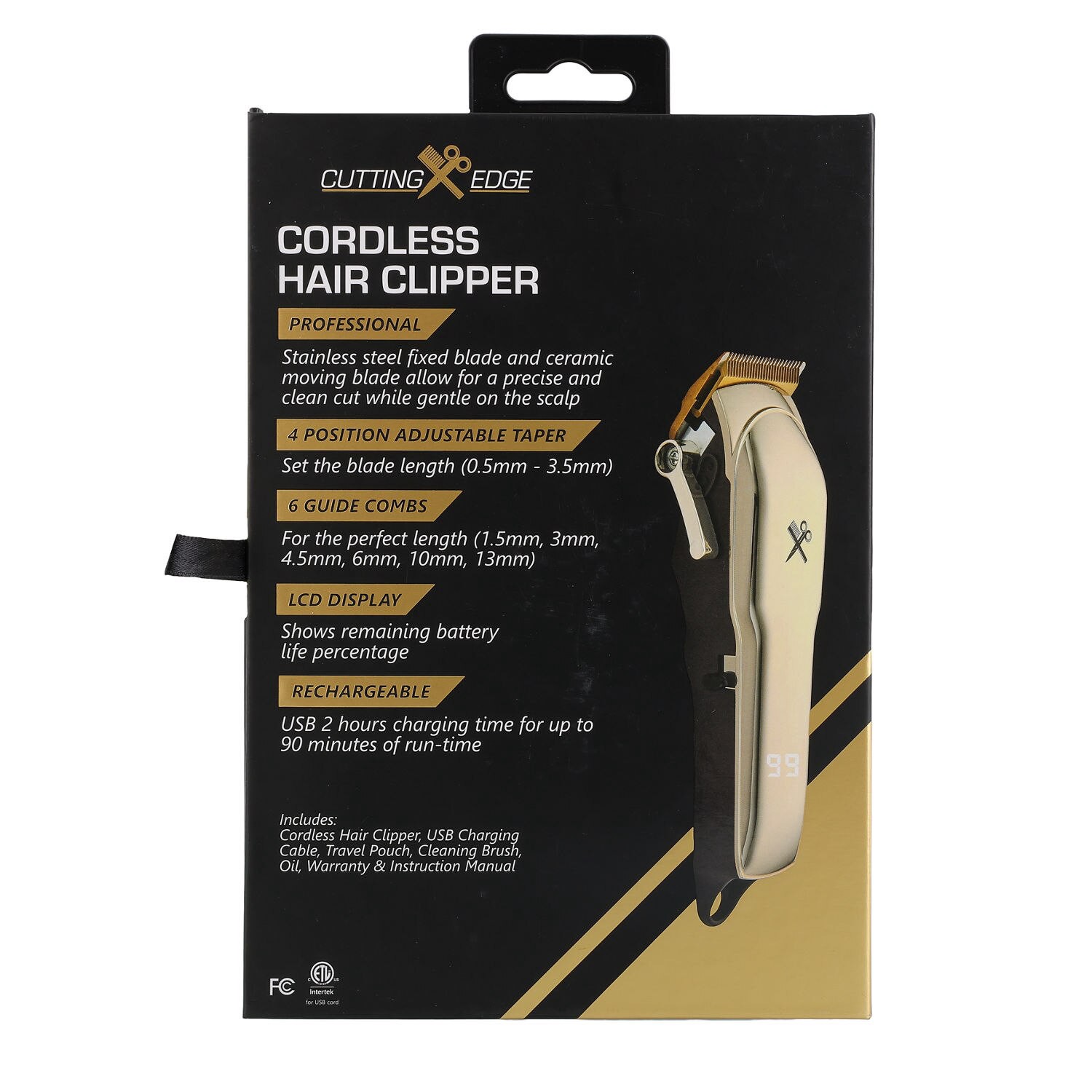 slide 4 of 6, CUTTING EDGE Barbasol Pro Hair Clipper Kit, 1 ct