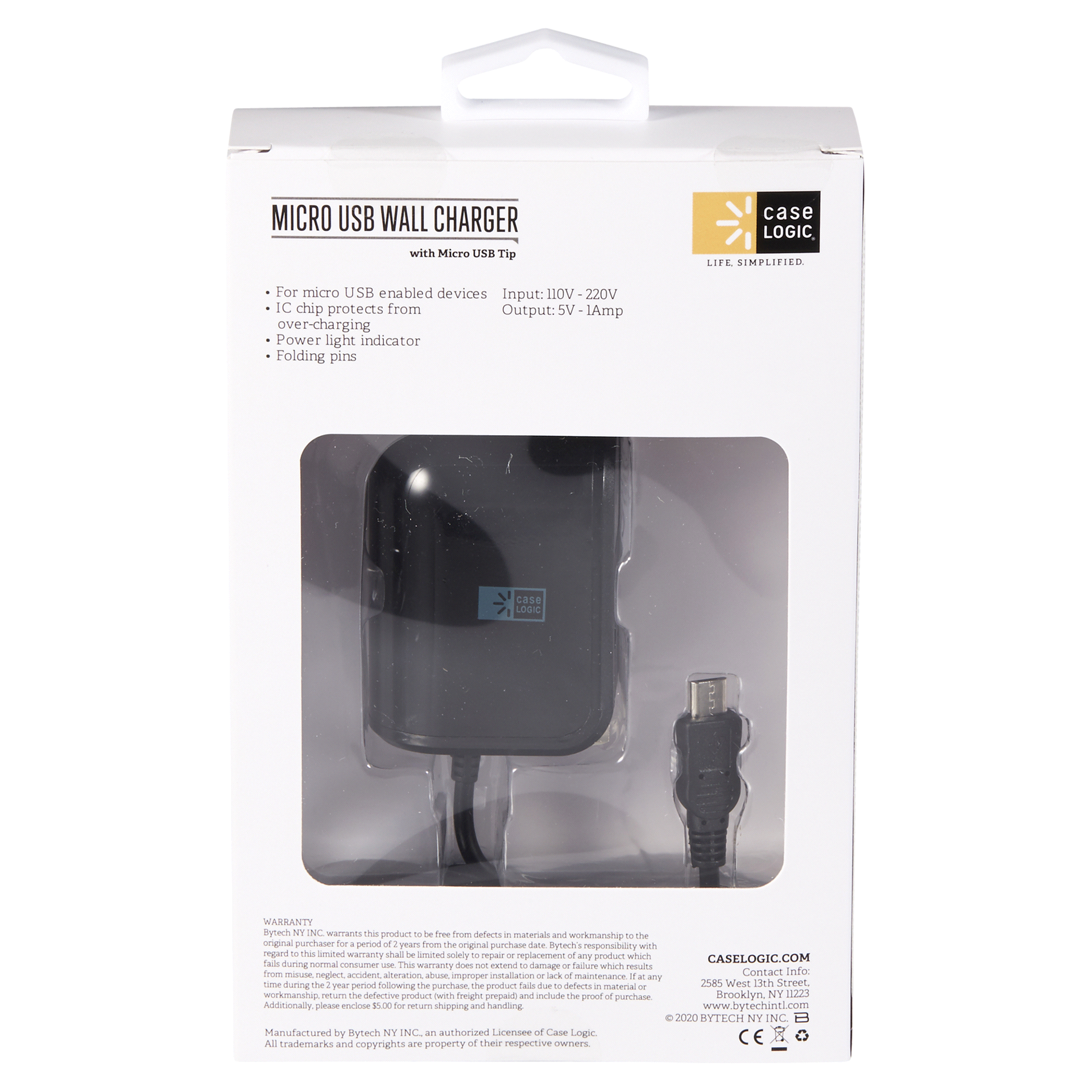 slide 27 of 29, Case Logic Micro USB Mobile Phone Travel Charger, 1 ct