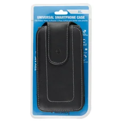Miztech Universal X-Large Phone Pouch with Belt Clip- Black
