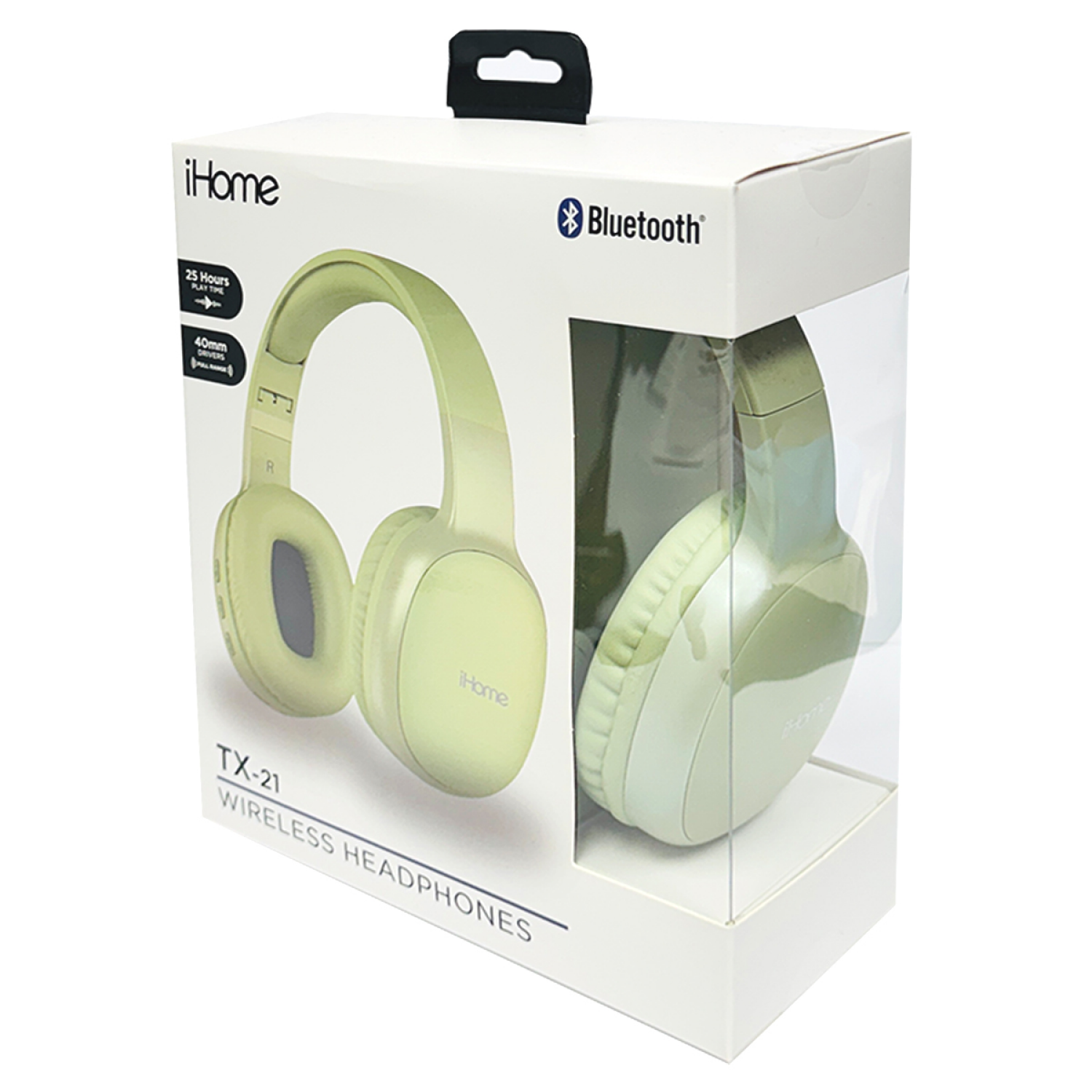 slide 3 of 4, Ihome Tx-21 Over The Head Green, 1 ct