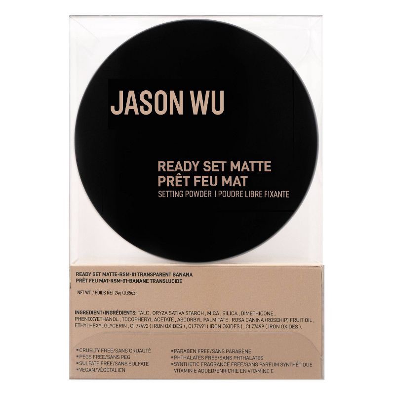 slide 2 of 5, Jason Wu Beauty Ready Set Matte Setting Powder - Transparent Banana - 0.85oz, 0.85 oz