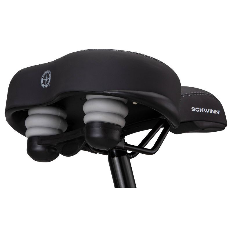 slide 3 of 5, Schwinn Cruise Bike Saddle - Black, 1 ct
