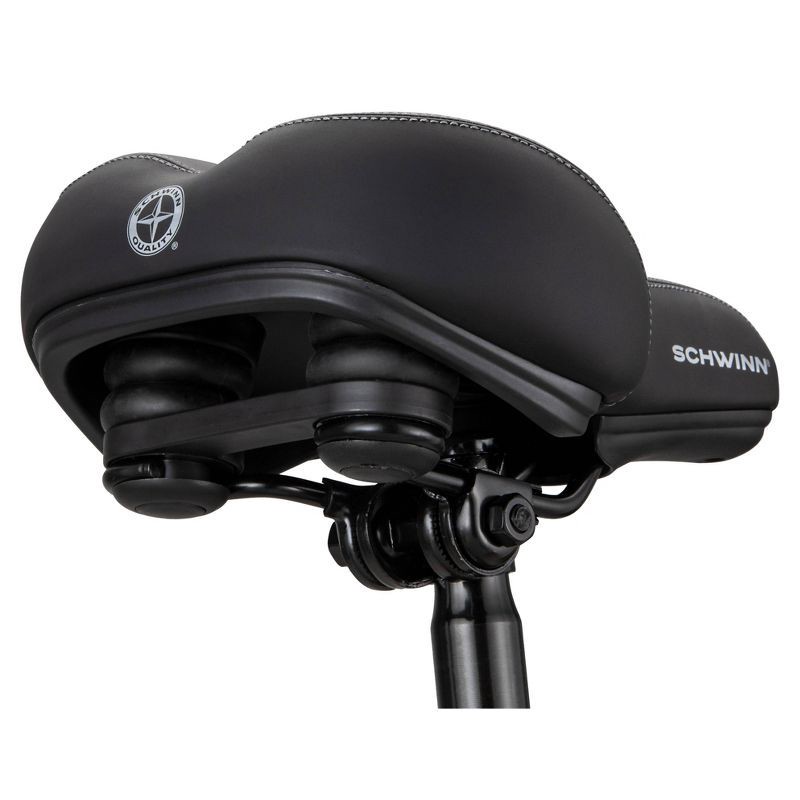 slide 3 of 5, Schwinn Commute Bike Saddle - Black, 1 ct