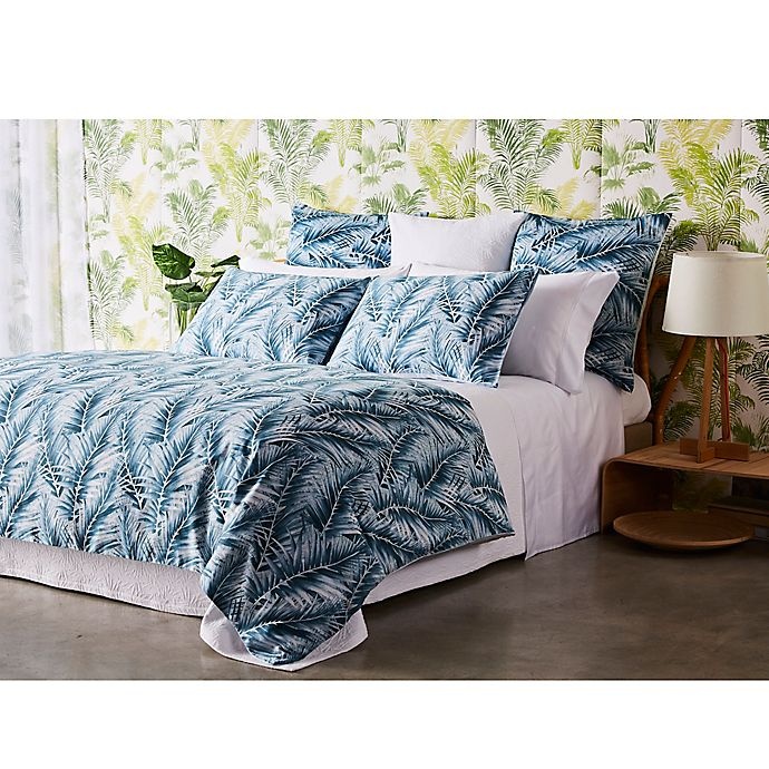 slide 2 of 2, Frette At Home Exotic King Duvet Cover - Blue, 1 ct