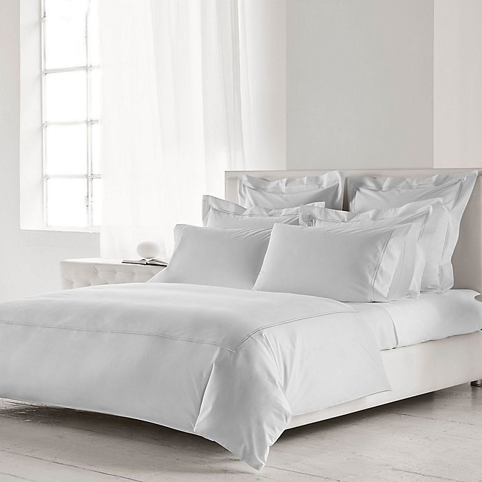 slide 2 of 3, Frette At Home Piave King Duvet Cover - White, 1 ct