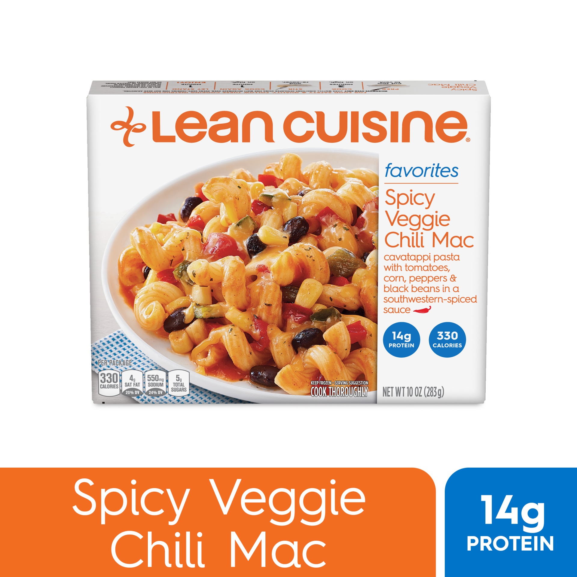 slide 1 of 9, Lean Cuisine Favorites Veggie Chili Mac, 10 oz