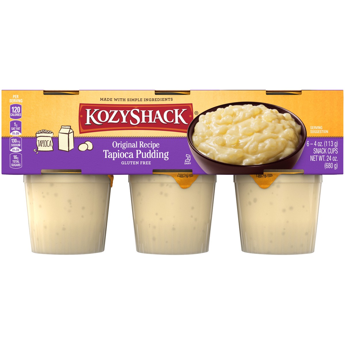slide 1 of 9, Kozy Shack Tapioca Pudding - 24 oz, 24 oz