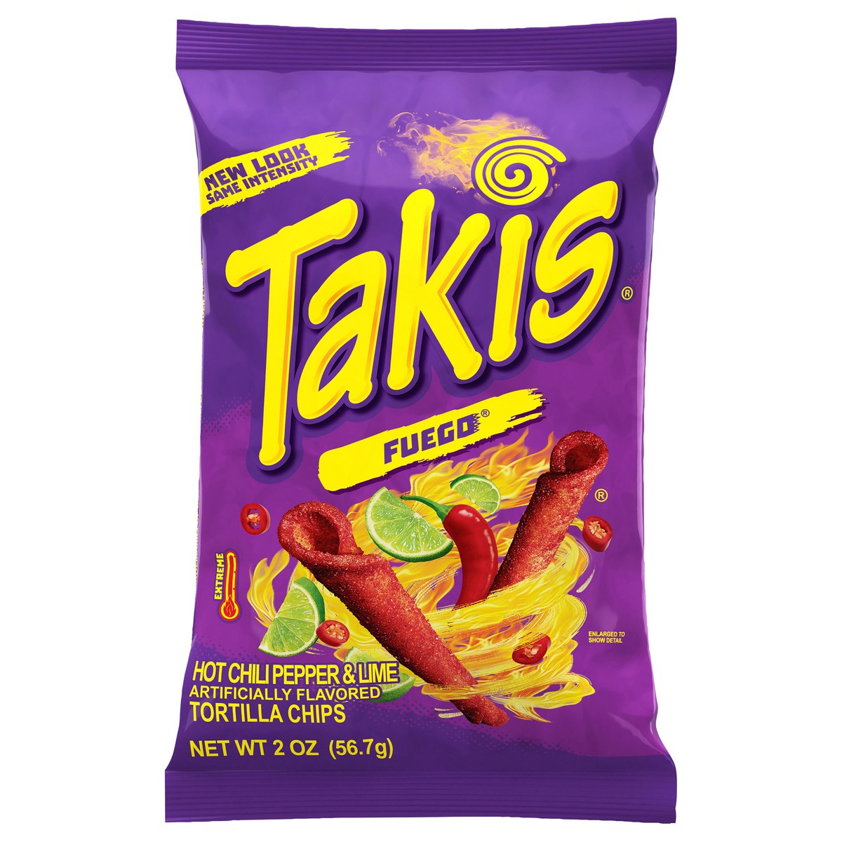 slide 1 of 7, Takis Extreme Fuego Tortilla Chips 2 oz, 2 oz