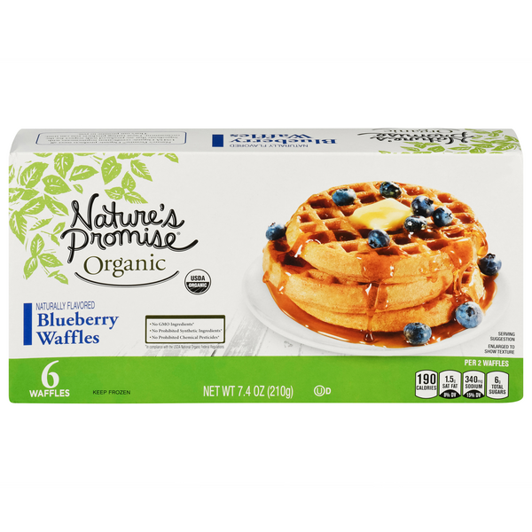 slide 1 of 1, Np Org Waffles, 1 ct