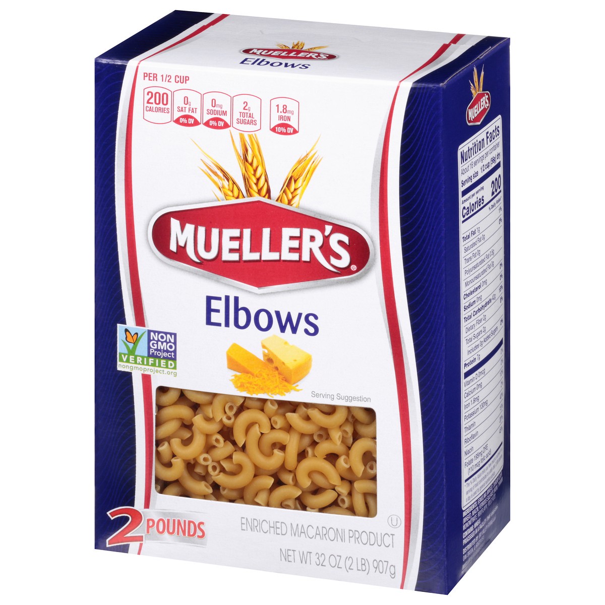 slide 6 of 14, Mueller's Elbows 32 oz, 32 oz