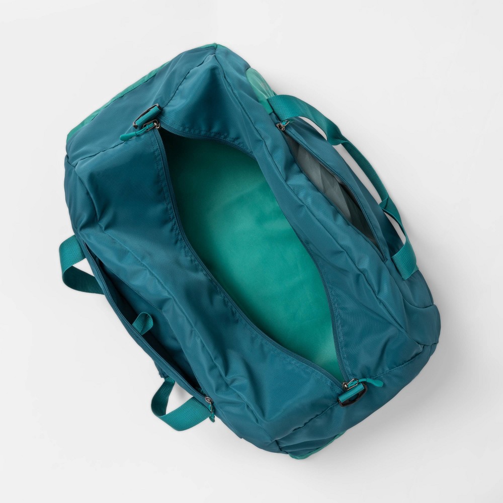 slide 4 of 5, 60L 7" Duffel Bag Turquoise Blue - Embark, 60 liter