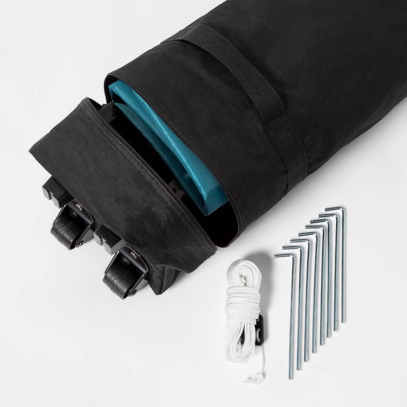 slide 6 of 6, 10'x10' Riveted Frame Canopy - Embark™: Portable UV-Resistant Outdoor Shelter, 1 ct