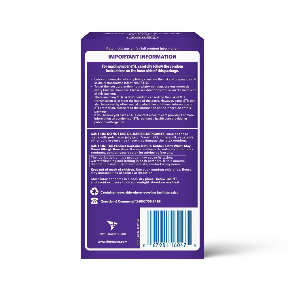 slide 2 of 7, Durex Extra Sensitive Stimulating Condoms, 12 ct