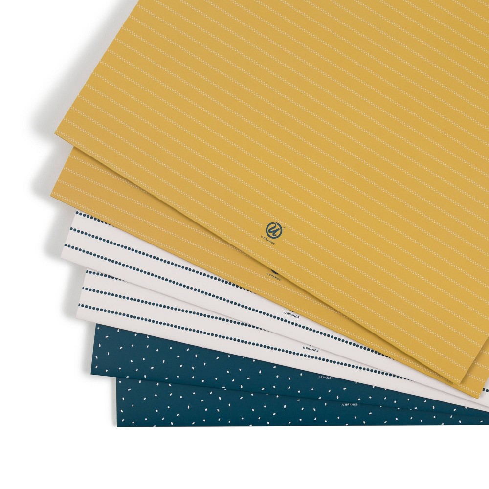 slide 3 of 5, U Brands 12ct File Folders Letter Size - Casual Chic, 12 ct