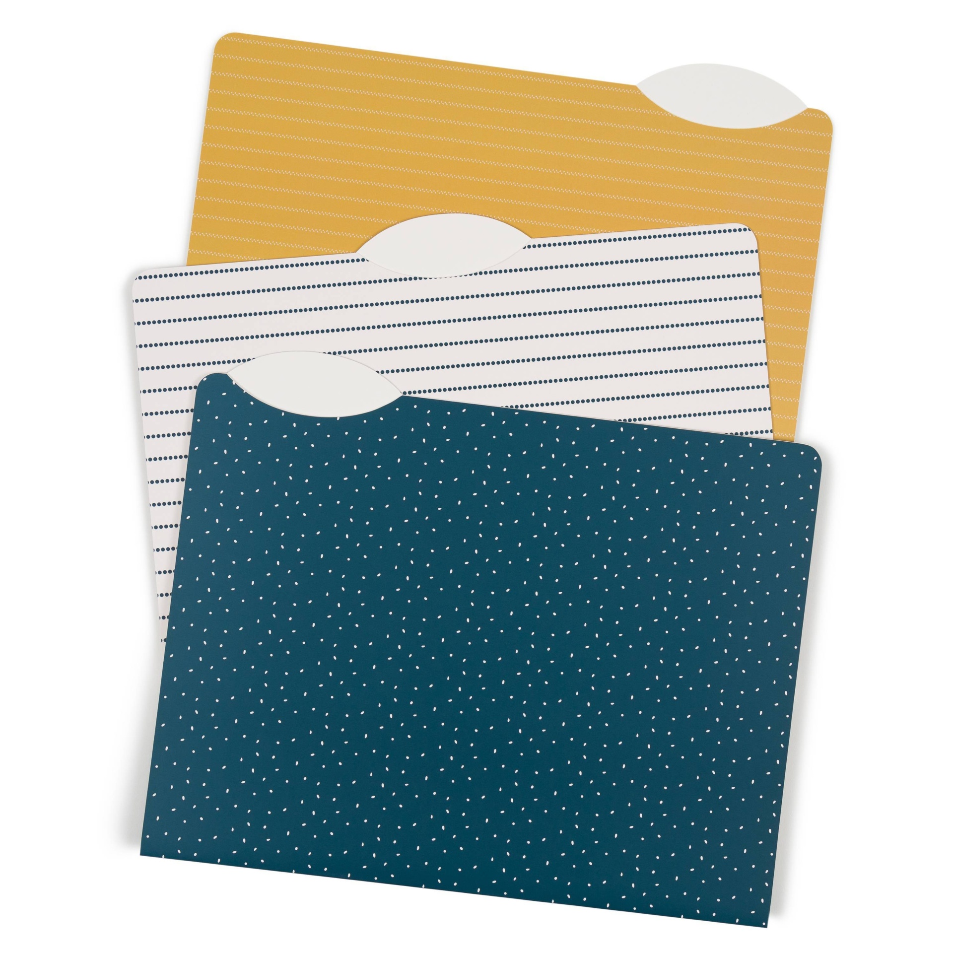 slide 1 of 5, U Brands 12ct File Folders Letter Size - Casual Chic, 12 ct