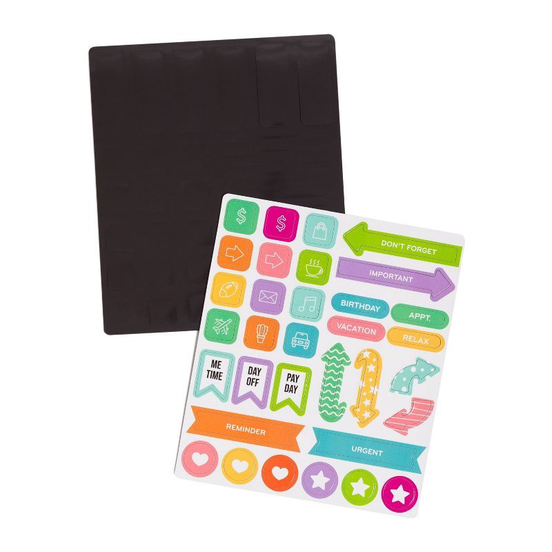 slide 3 of 5, U Brands 68pc Magnetic Color Coding Planner Kit with Dry Erase Markers, 68 ct