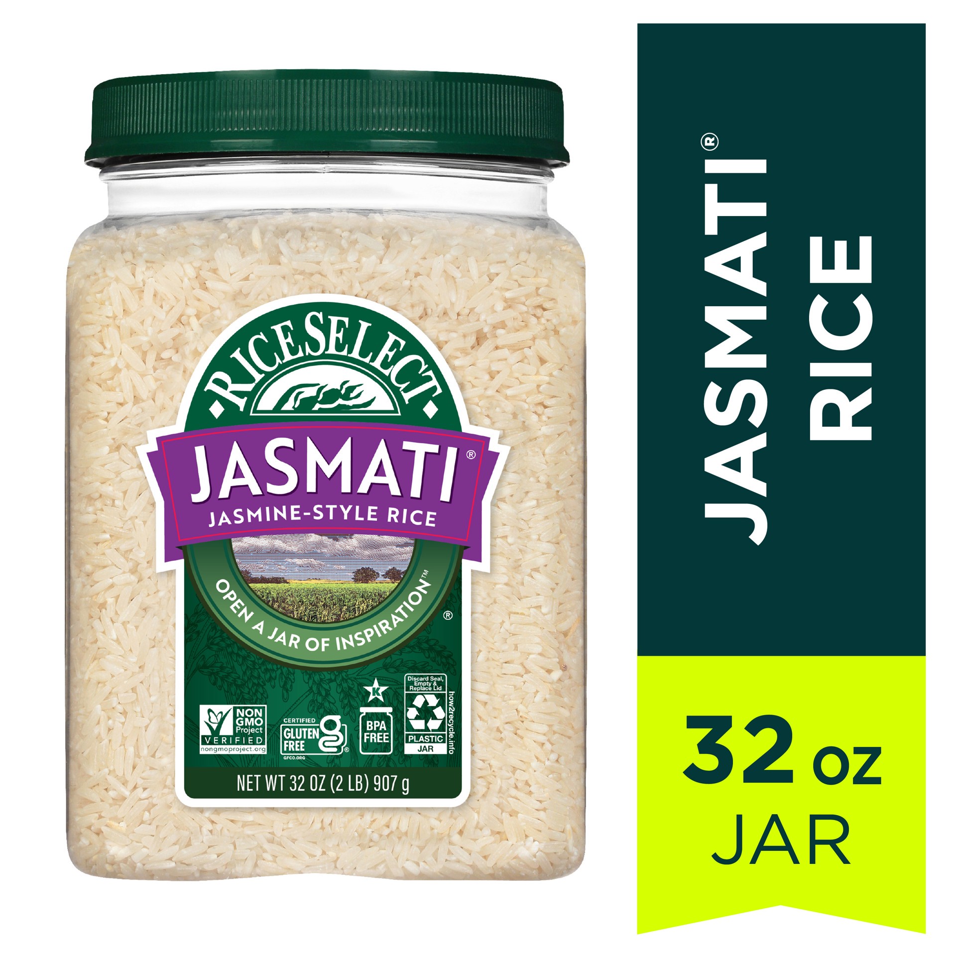 slide 1 of 16, RiceSelect White Rice, Jasmati - 32 oz, 32 oz