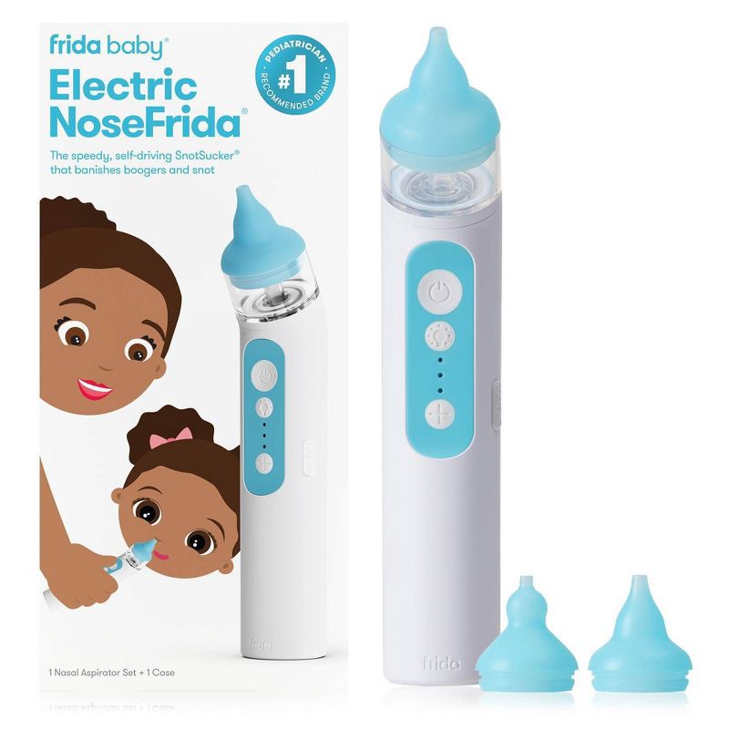 slide 1 of 6, Frida Baby Electric NoseFrida Nasal Aspirator - 5pc, 5 ct
