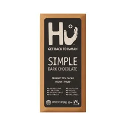 Hu Kitchen Hu Simple Dark Chocolate 70% Cacao Candy - 2.1oz