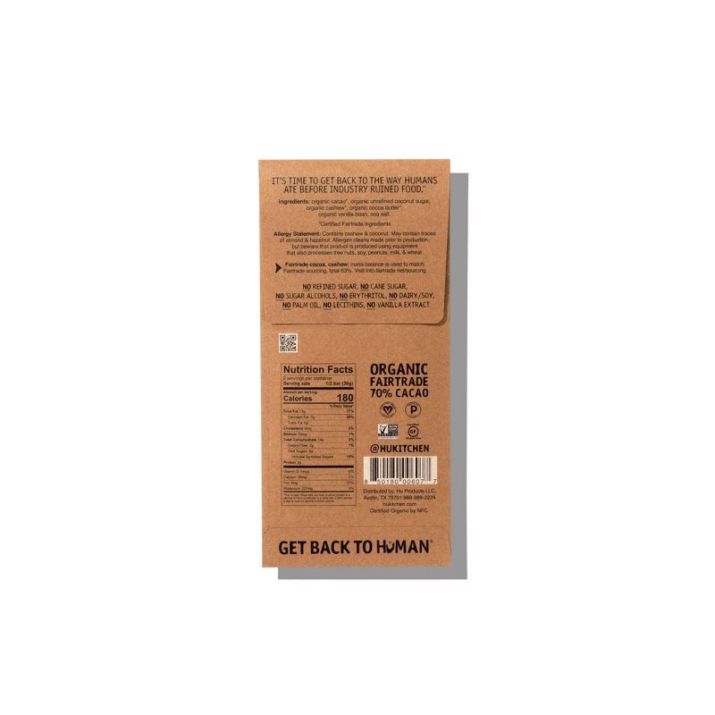 slide 3 of 5, Hu Kitchen Hu Cashew Butter + Pure Vanilla Bean Dark Chocolate Candy - 2.1oz, 2.1 oz