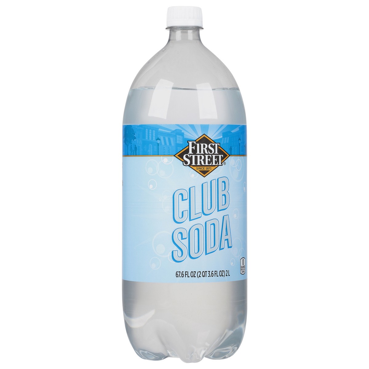 slide 9 of 13, First Street Club Soda - 2 liter, 2 liter