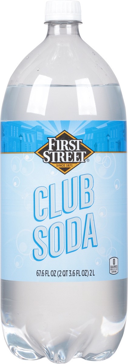 slide 7 of 13, First Street Club Soda - 2 liter, 2 liter