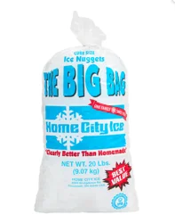 Large Bagged Ice, 20 Lbs