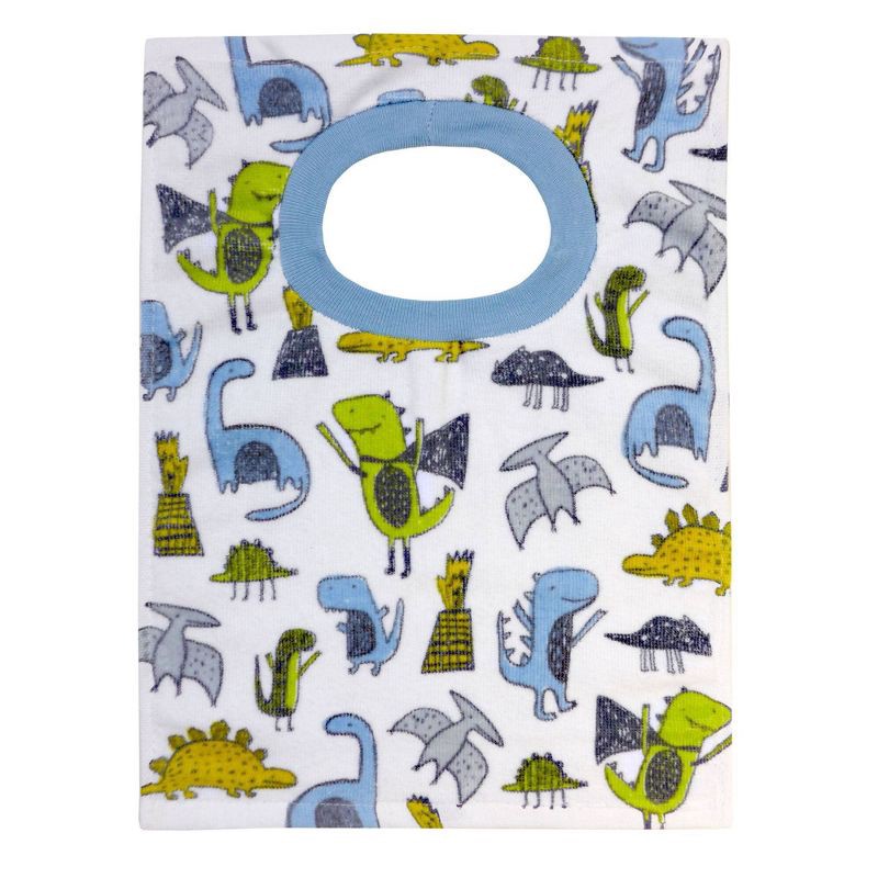 slide 4 of 9, Neat Solutions Printed Pullover Toddler Bib Set - Dinos - 3pk, 3 ct