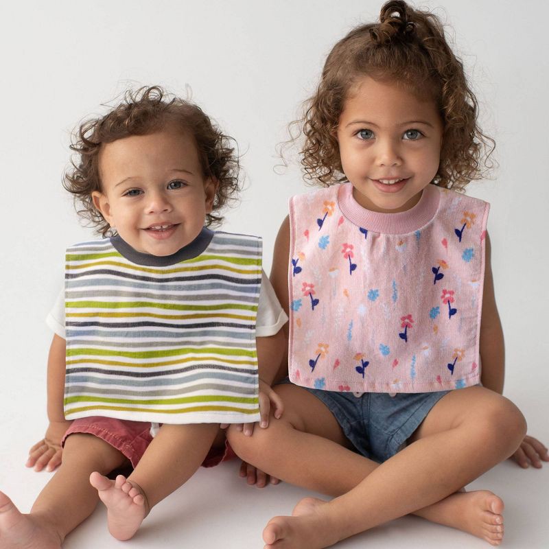 slide 2 of 9, Neat Solutions Printed Pullover Toddler Bib Set - Dinos - 3pk, 3 ct