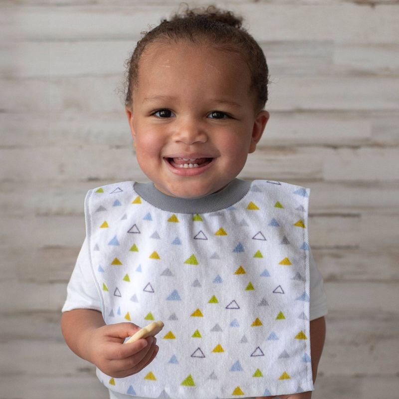 slide 8 of 9, Neat Solutions Printed Pullover Toddler Bib Set - Dinos - 3pk, 3 ct