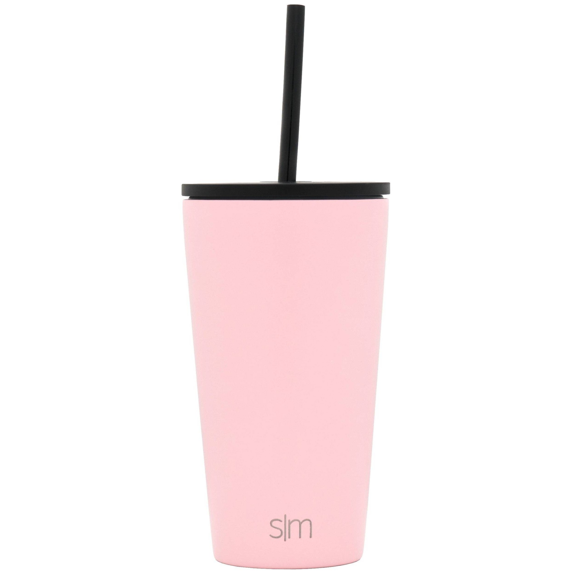 slide 1 of 2, Simple Modern Classic with Straw Lid Blush, 16 oz