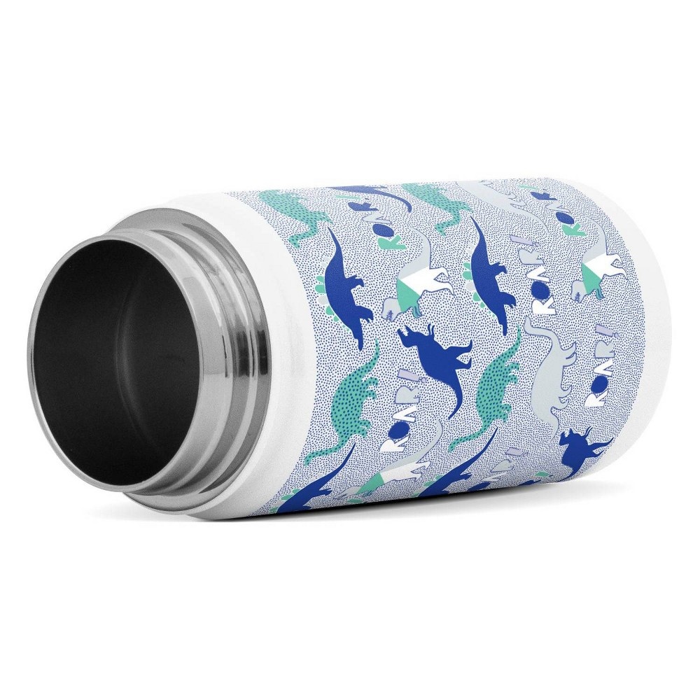 slide 2 of 3, Simple Modern Stainless Steel Dinosaur Roar Water Bottle with Straw and Lid, 14 oz