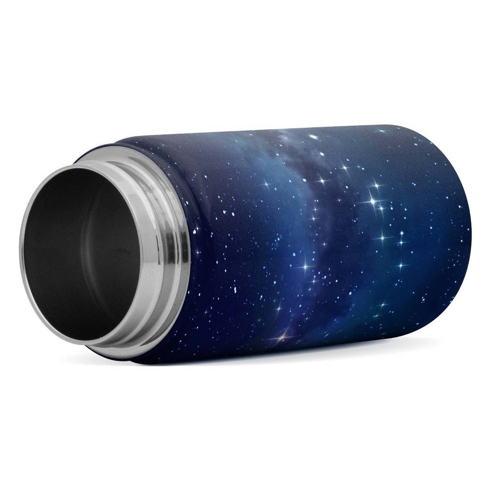 slide 2 of 3, Simple Modern Stainless Steel Milky Way Water Bottle with Straw and Lid, 14 oz