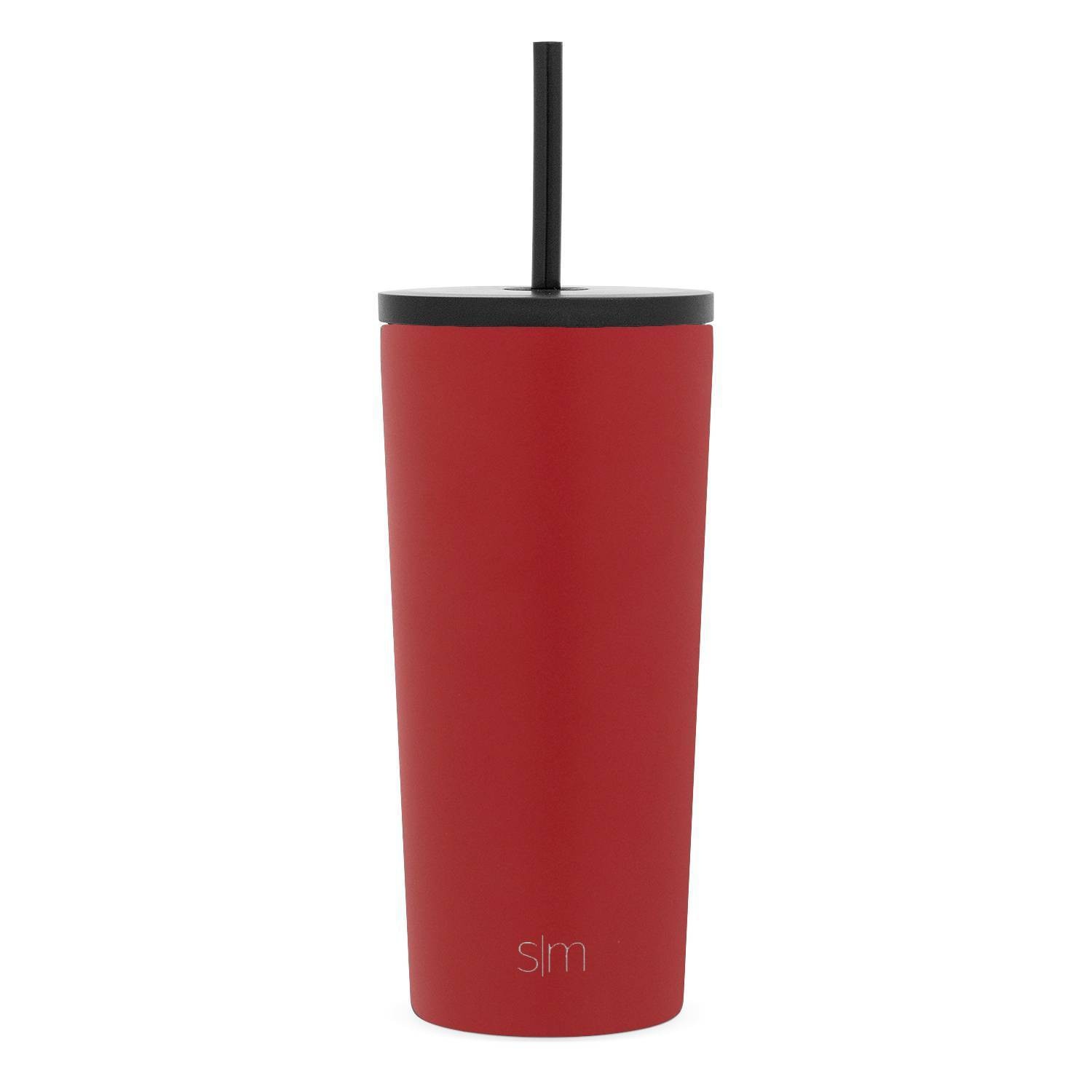 slide 1 of 2, Simple Modern Classic with Straw Lid Cherry, 24 oz