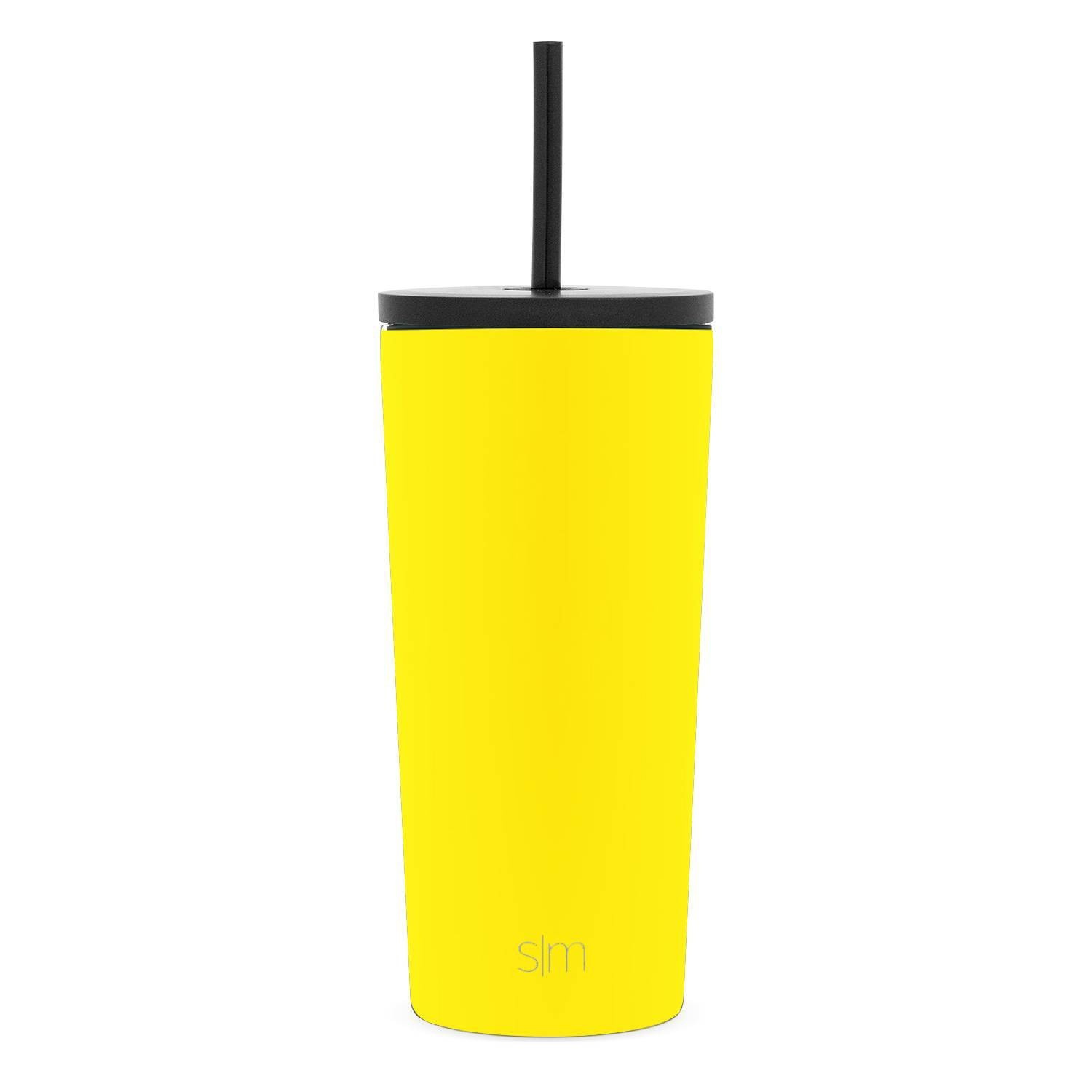 slide 1 of 2, Simple Modern Classic with Straw Lid Sunshine, 24 oz