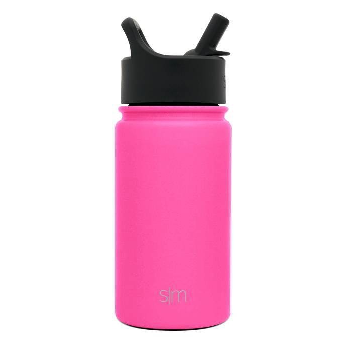 slide 1 of 2, Simple Modern Stainless Steel Summit Malibu Water Bottle with Straw and Lid, 14 oz