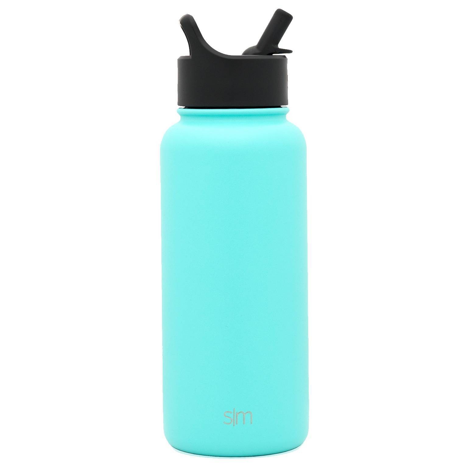 Simple Modern Water Bottle with Straw Lid Vacuum Insulated 32oz, -Marble
