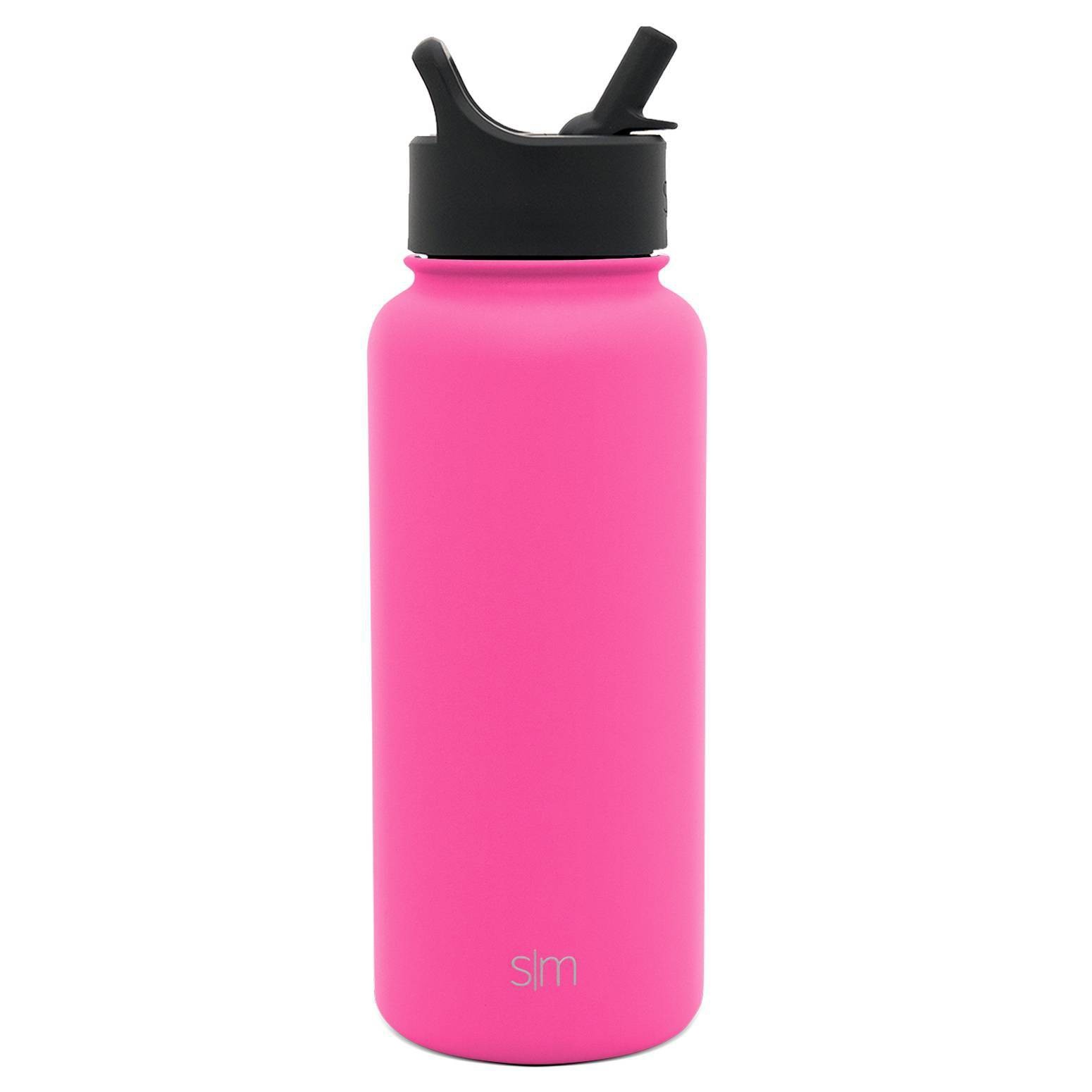 slide 1 of 2, Simple Modern Stainless Steel Summit Water Bottle with Straw Lid Malibu, 32 oz