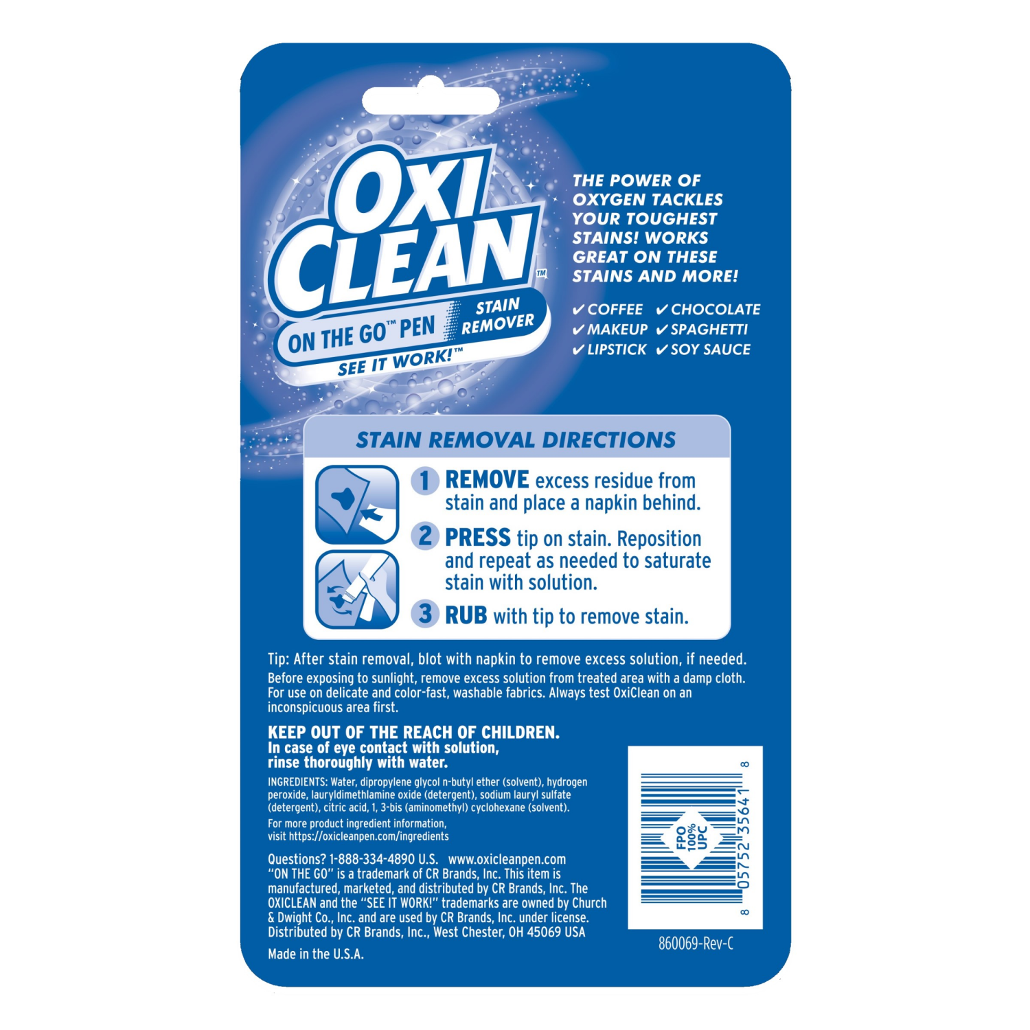 slide 2 of 7, Oxi-Clean On the Go Stain Remover Pen, 3 ct